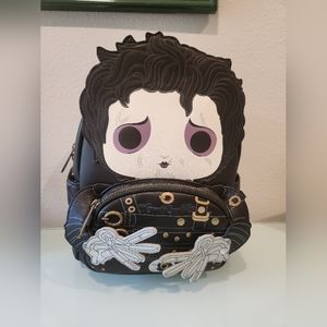 NWT Edward Scissorhands Loungefly Mini Backpack Purse 2021
